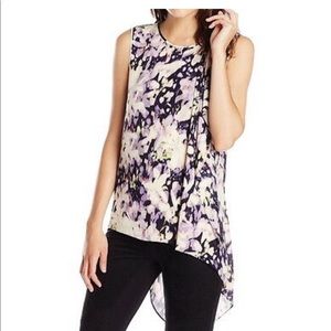 Plum floral top